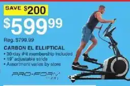 Dunham's Sports Pro-Form Carbon EL Elliptical offer