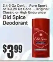 Key Food Old Spice Deodorant offer