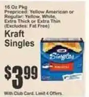 Key Food Kraft Singles offer