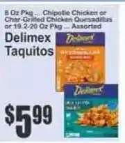 Key Food Delimex Taquitos offer