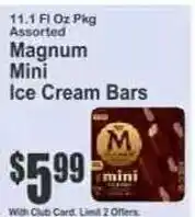 Key Food Magnum mini ice cream bars offer