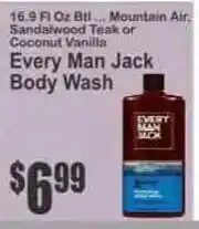 Key Food Every Man Jack Body Wash offer