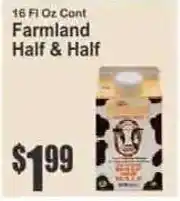 Key Food Farmland Half & Half offer