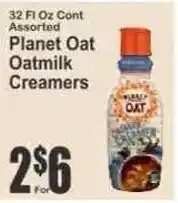 Key Food Planet Oat Oatmilk Creamers offer