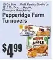 Key Food Pepperidge Farm Turnovers offer