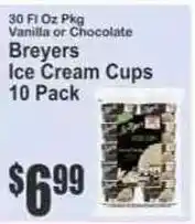 Key Food Breyers ice cream cups offer