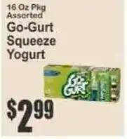 Key Food Go-Gurt Squeeze Yogurt offer