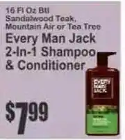 Key Food Every Man Jack 2-in-1 Shampoo & Conditioner offer