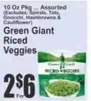 Key Food Green Giant riced veggies offer