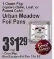 Key Food Urban Meadow Foil Pans offer