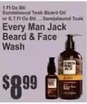 Key Food Every Man Jack Beard & Face Wash offer