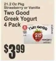 Key Food Two Good Greek Yogurt offer