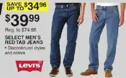 Dunham's Sports Select Men's Red Tab Jeans offer