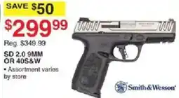 Dunham's Sports Smith & Wesson SD 2.0 9MM OR 40S&W offer