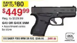 Dunham's Sports Sig Sauer P365 9mm offer