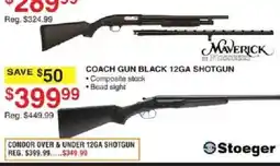 Dunham's Sports Maverick Coach Gun Black 12Ga Shotgun offer