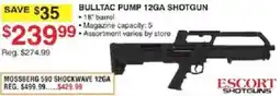 Dunham's Sports Escort Shotguns Bulltac Pump 12GA offer