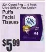 Key Food Puffs Facial Tissues offer