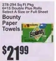 Key Food Bounty paper towels offer