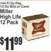 Key Food Miller High Life offer