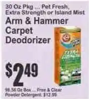 Key Food Arm & Hammer Carpet Deodorizer offer