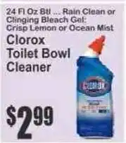 Key Food Clorox toilet bowl cleaner offer