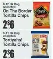 Key Food On The Border tortilla chips offer