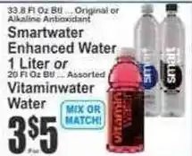 Key Food Smartwater Enhanced Water offer