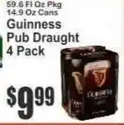 Key Food Guinness Pub Draught offer