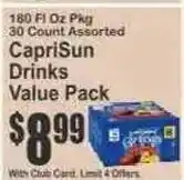 Key Food CapriSun Drinks Value Pack offer