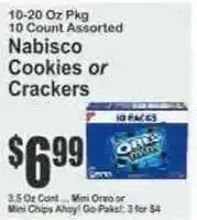 Key Food Nabisco cookies or crackers offer