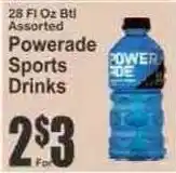 Key Food Powerade sports drinks offer