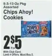 Key Food Chips Ahoy! Cookies offer