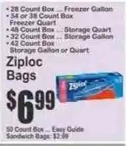 Key Food Ziploc bags offer