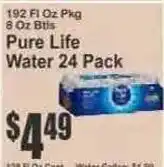 Key Food Pure Life Water offer