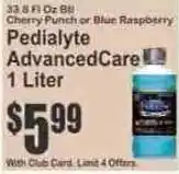 Key Food Pedialyte AdvancedCare offer