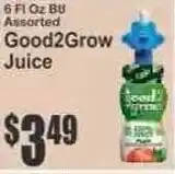 Key Food Good2Grow Juice offer