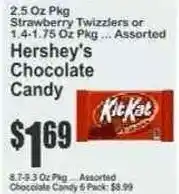 Key Food Hershey's Chocolate Candy offer