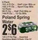 Key Food Poland Spring Water offer