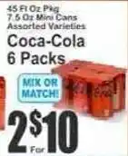Key Food Coca-Cola 6 Packs offer