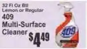 Key Food 409 multi-surface cleaner offer