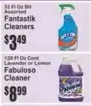 Key Food Fantastik Cleaners offer