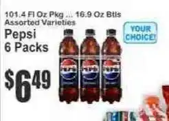 Key Food Pepsi 6 Packs offer