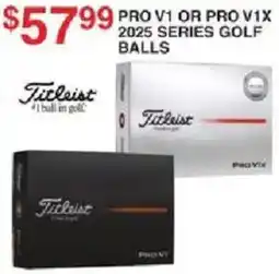 Dunham's Sports Titleist pro v1 or pro v1x 2025 series golf balls offer