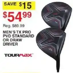 Dunham's Sports Tourmax men's tx pro pvd standard or draw driver offer