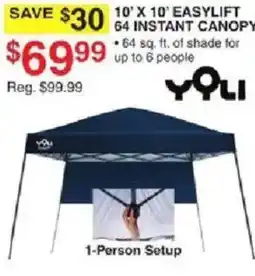 Dunham's Sports Yoli 10' x 10' EasyLift Canopy offer
