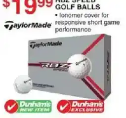 Dunham's Sports TaylorMade RBZ Speed Golf Balls offer