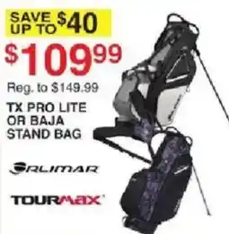 Dunham's Sports Orlimar Tx Pro Lite Or Baja Stand Bag offer