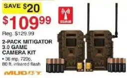 Dunham's Sports Mudot 2-pack mitigator 3.0 game camera kit offer