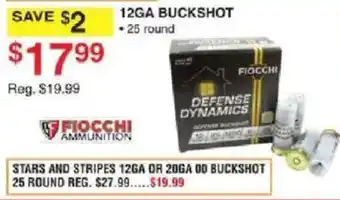 Dunham's Sports Fiocchi 12ga Buckshot offer